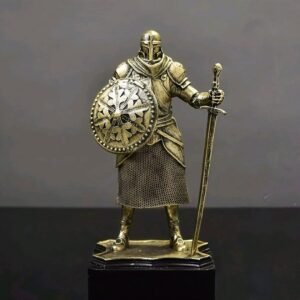 Golden Sentinel Knight uk 9.8x18cm
