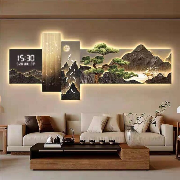 Wall Deco - Scenery Deer with 9 Koi's uk.150x62cm