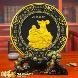 12 Shio Series - Deco Plate - 27 cm - Shio Tikus (ready)