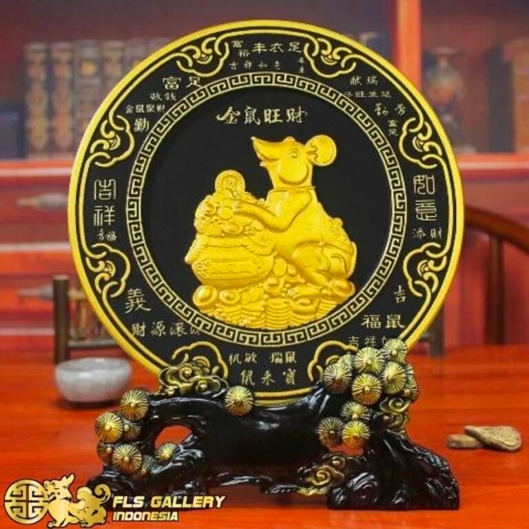 12 Shio Series - Deco Plate - 27 cm - Shio Tikus (ready)