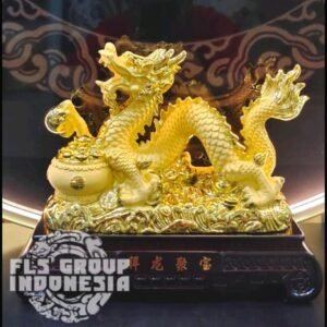 Pajangan Naga - Xiang Long Ju Bao uk.23x9x18cm