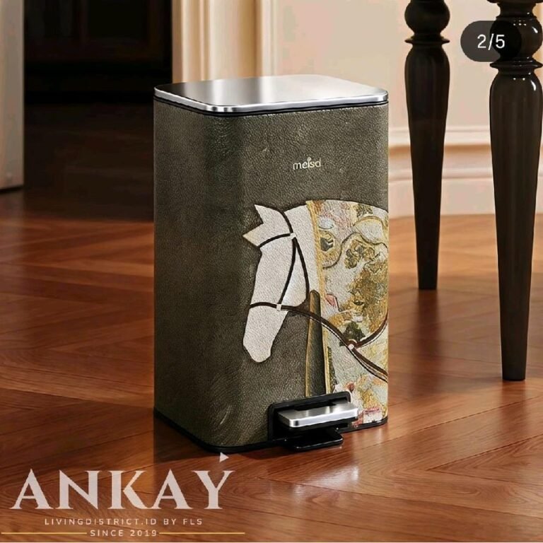 Cestino Trashbin (Hijau) uk 26x21x48cm