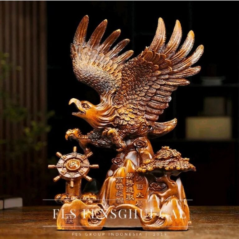 Pajangan Elang - Da Peng Zhan Ci / Kesempatan Melimpah uk 20x12x33cm