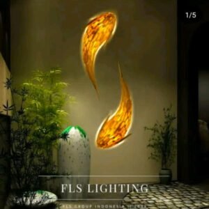 Lampu Ledlighting - Sepasang Yin Yang Fish Lamp