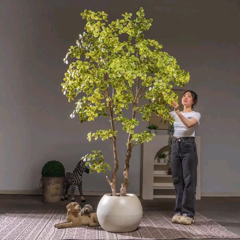 Golden Umbrella Artificial Tree T180cm + pot
