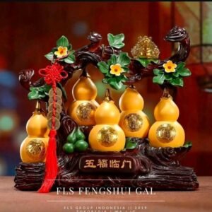 Hulou - Golden 5 Fu Ling Men uk.32x12x28cm