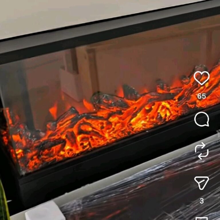 3D Hitech Fireplace Box 100x18x40cm