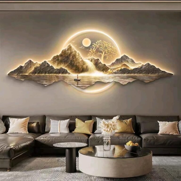 Wall Deco - Golden Valley Scenery LED A