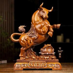 Pajangan Banteng - Rezeki Melimpah uk 28x15x40cm