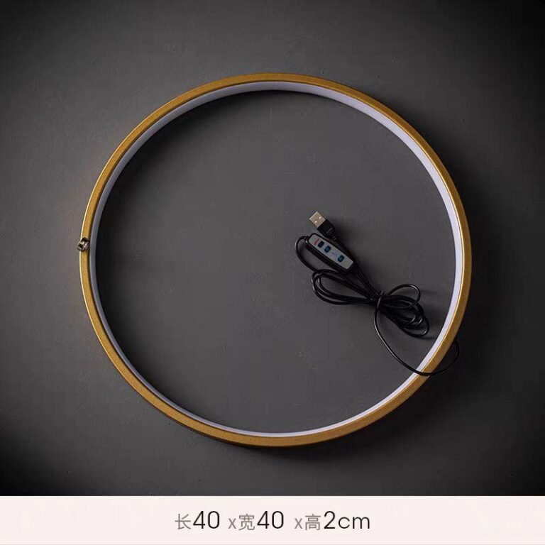 LED Ring diameter 40cm + colokan listrik
