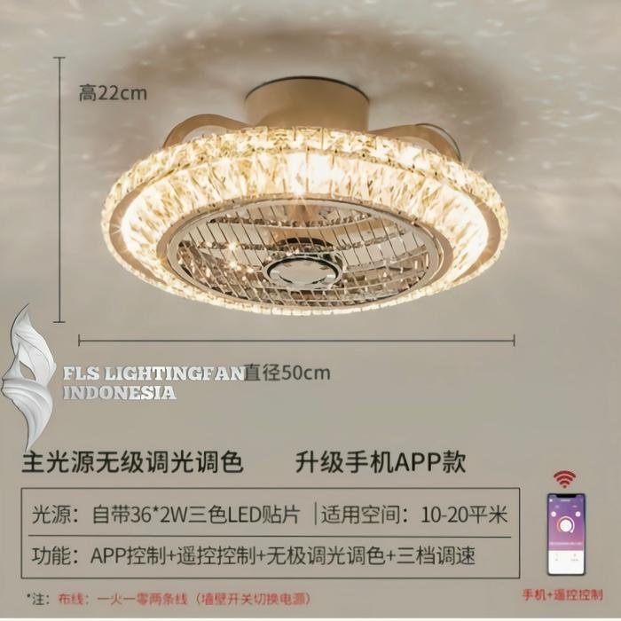 Lighting Fan FLS LF0258 Lampu Kipas