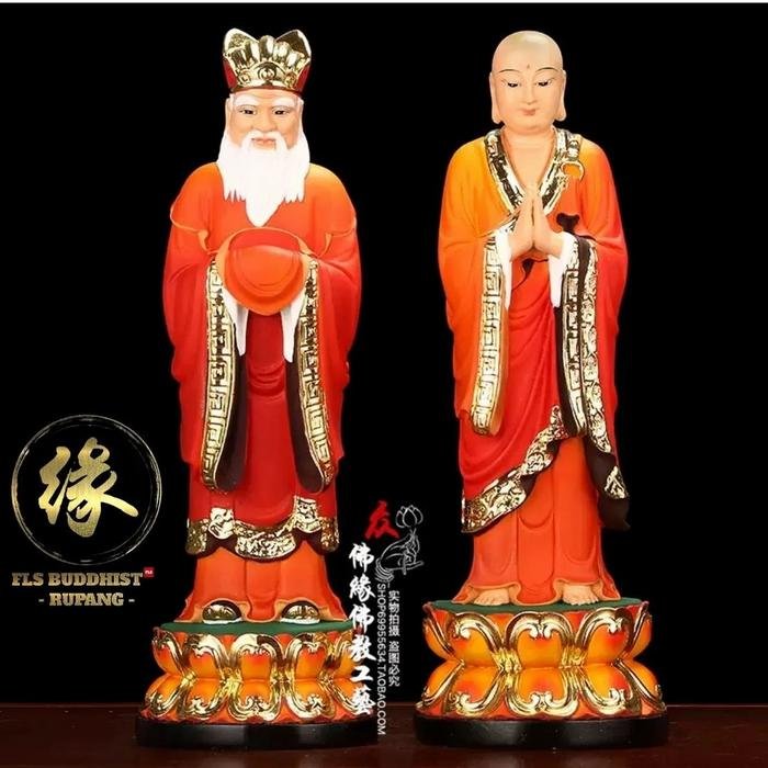 Rupang Pengawal Ksitigarbha Boddhisatva (Sepasang-30cm)