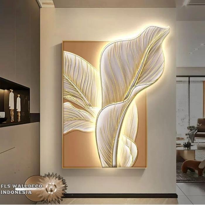 Wall Deco Brown Garcia Plant LED