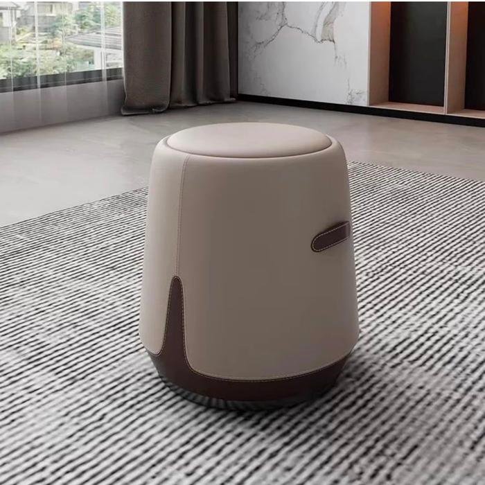 Moringa Stool Kursi uk.39x42cm (PU Leather)