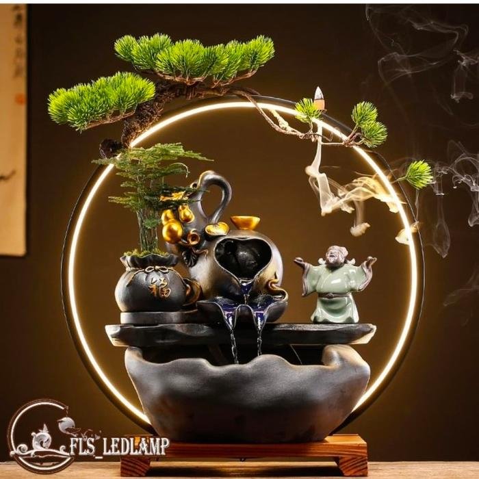 LED Atomizer Fountain Cai Shen Ye