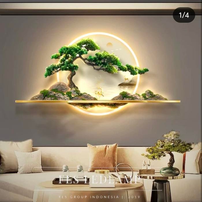 Wall Deco 3D Bonsai Scenery uk.160x80cm