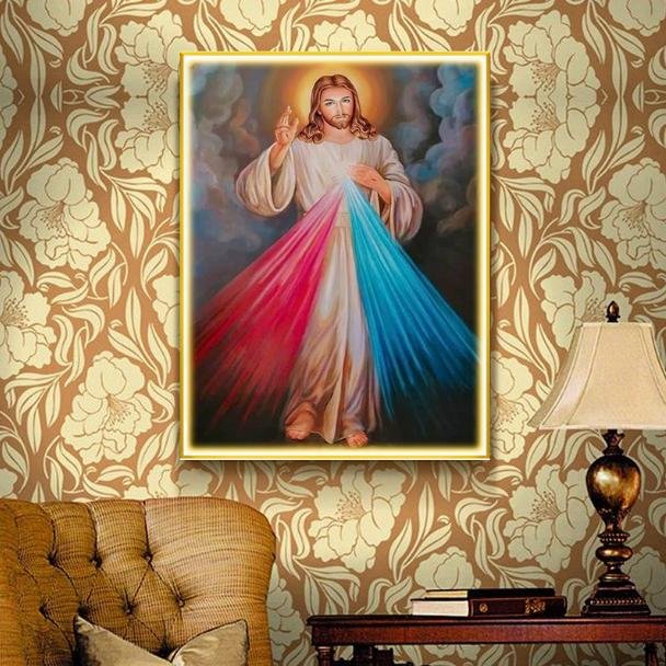 Painting Led Yesus Kerahiman Ilahi