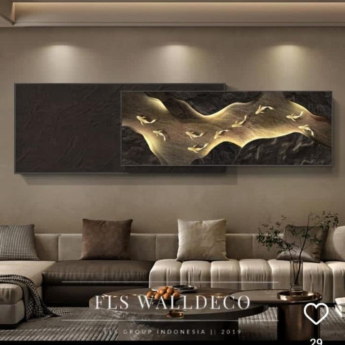 Wall Deco Duo Layer 9 Koi's Rock