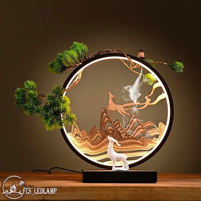 LED Feature Proud Deer uk.30x33cm set