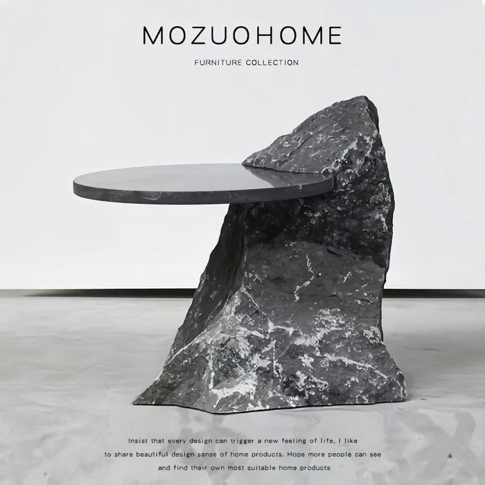 Art stone table 50cmx45cm
