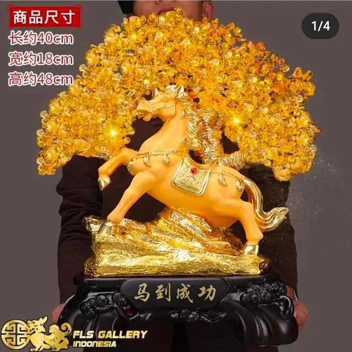 Citrine Tree Ma Dao Chen Gong 48cm