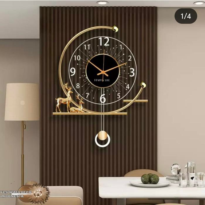 Walldeco Deer Art Clock