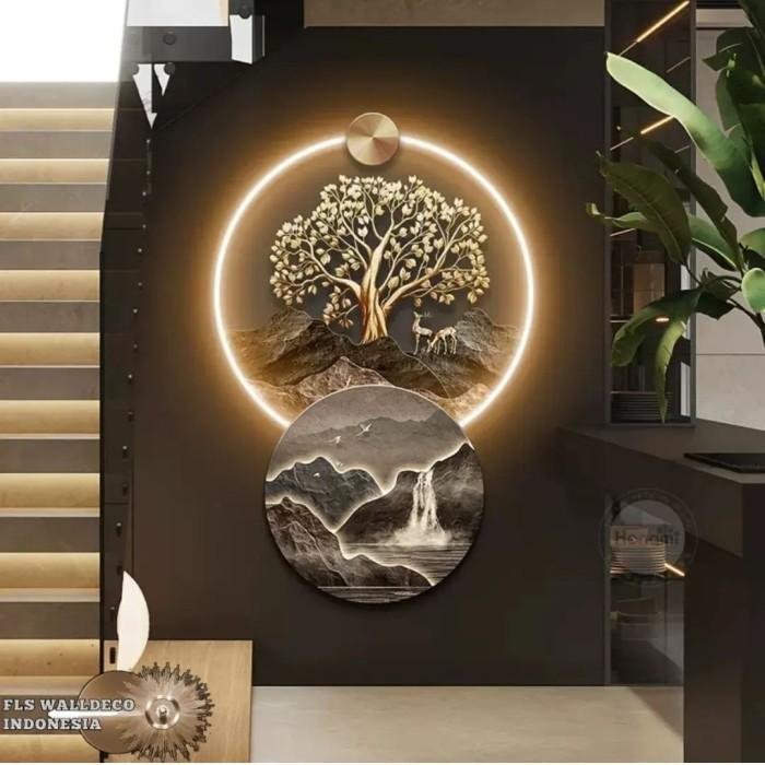 Wall Deco Zen Tree Waterfall 100x150cm
