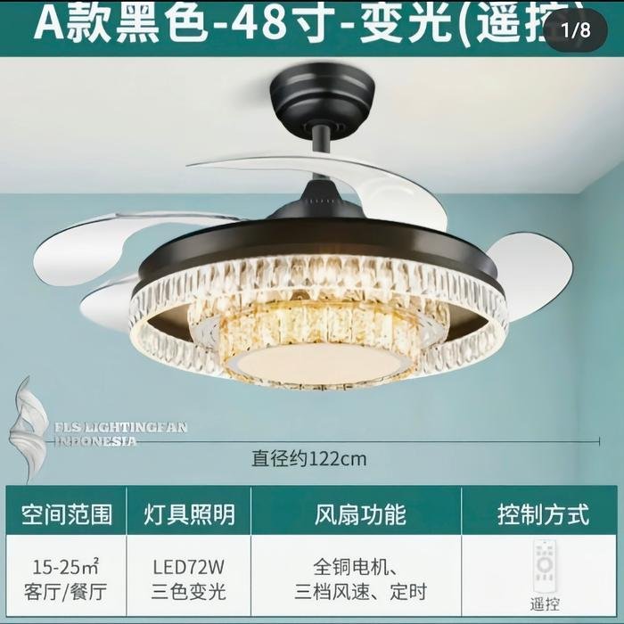 Lighting Fan FLS LF0339 kipas angin lampu kipas