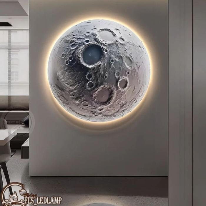 Wall Deco Frameless Moon Series