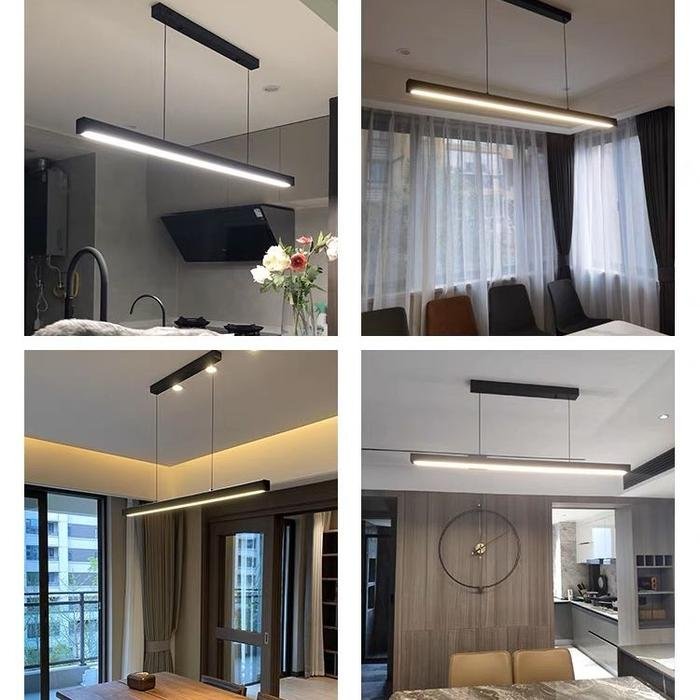 Cartier design straight led lamp 240x10x8cm warm white