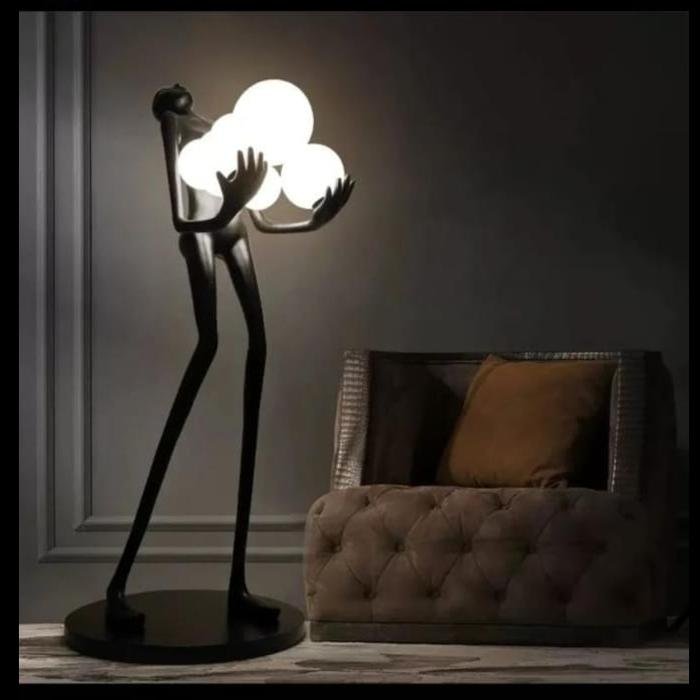 Lighting black art hold lamp 80x180