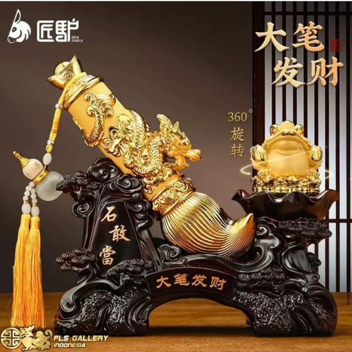 Pajangan Kodok Da Bi Zao Cai uk.33x11.3x31cm S