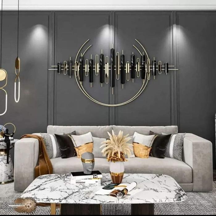 Wall Deco Cirular Drw Copper uk.200x102cm
