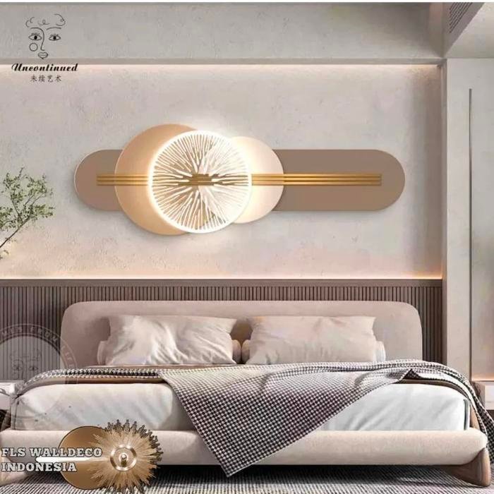 Wall Deco Abstract art deco hiasan dinding led