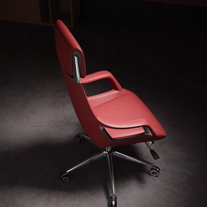 Domestica Leath Chair uk.62x70x118cm Furniture