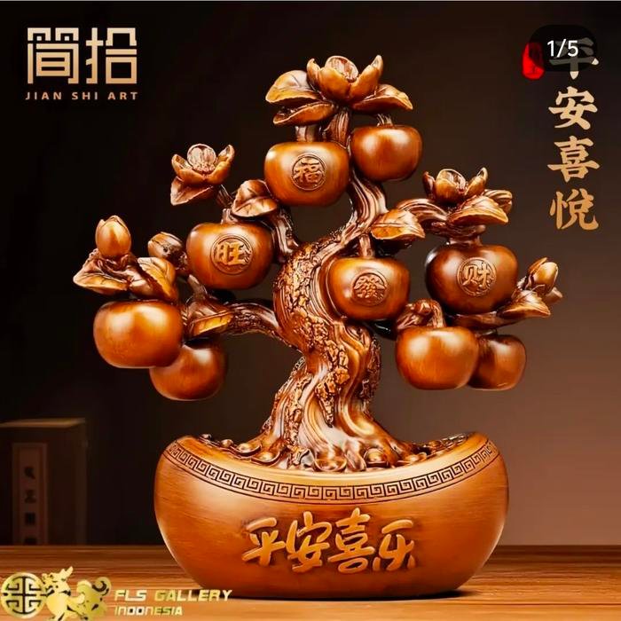 Pajangan Apel Ping An Xi Yue uk.31x19x34cm