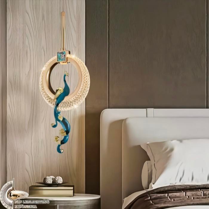 Led Lighting Peacock Bed side lamp 50x70cm