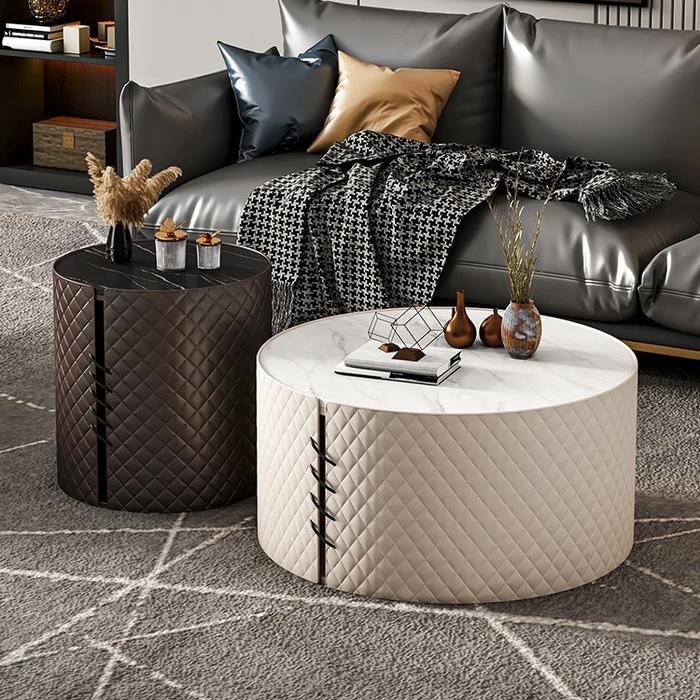 Hermes'A Coffee Table set (Dia.49 + 80cm)