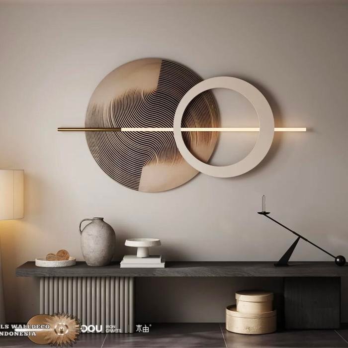 Wall Deco Moon and Earth Led uk 100x55cm