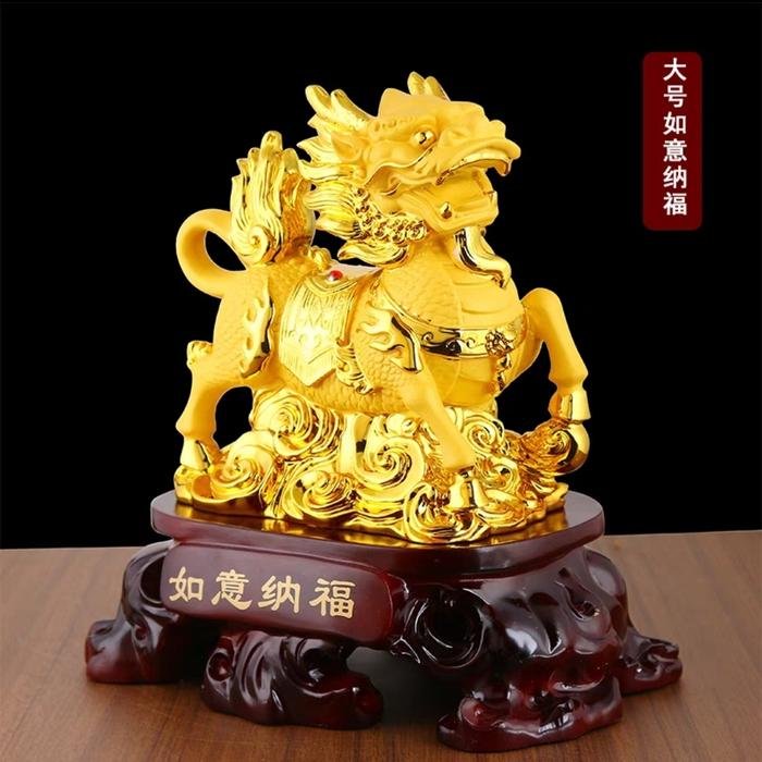 Pajangan Fengshui Goldsands Kirin uk.29x18x29cm