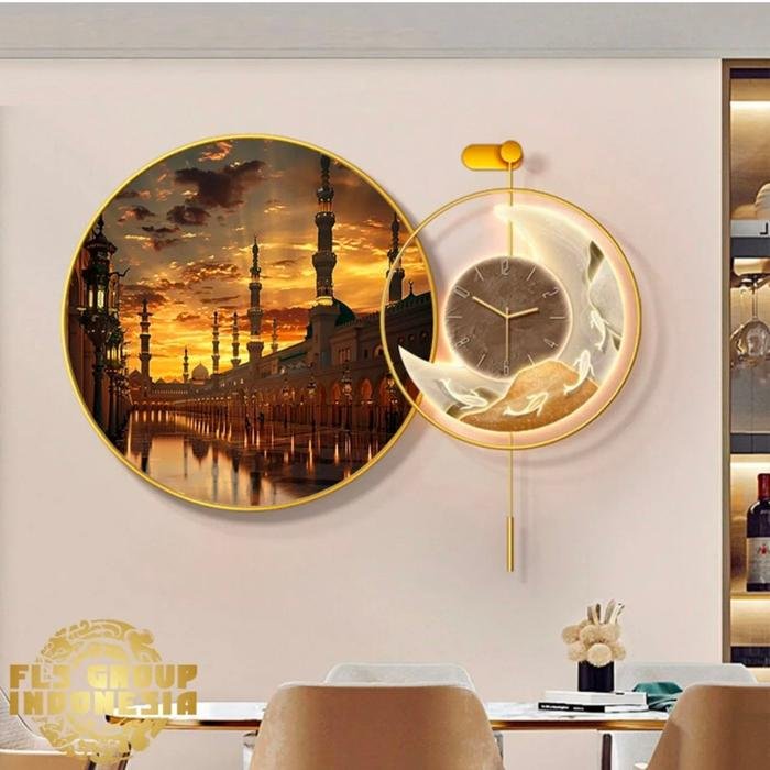Wall Deco Arabic Clock 01