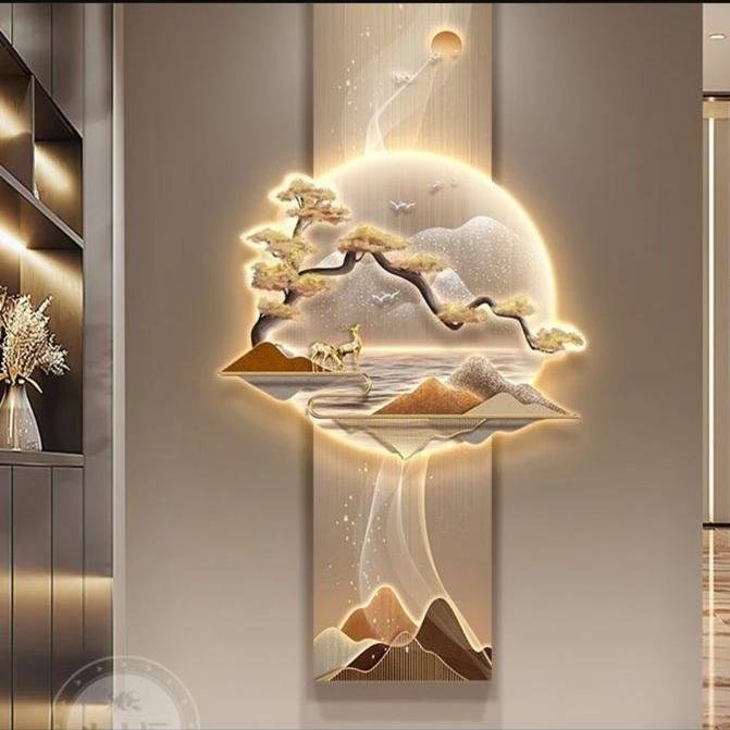 Deer LD Wall Deco uk 78x150cm