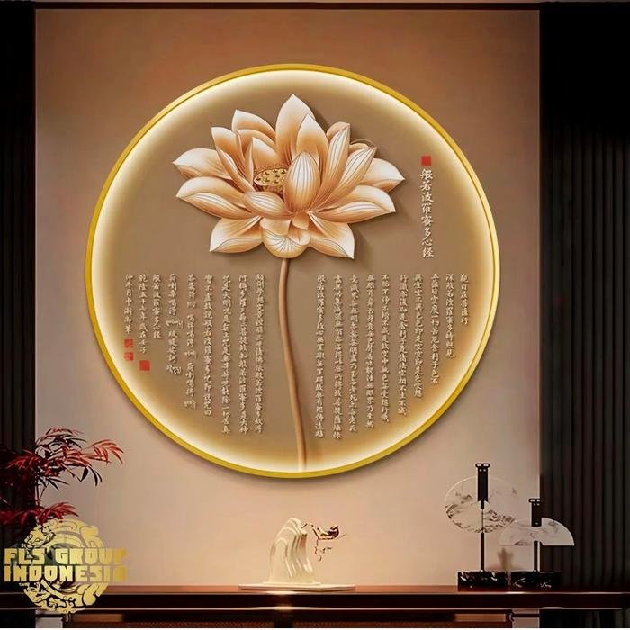 FLS Painting LED Heart Sutra (Lotus)
