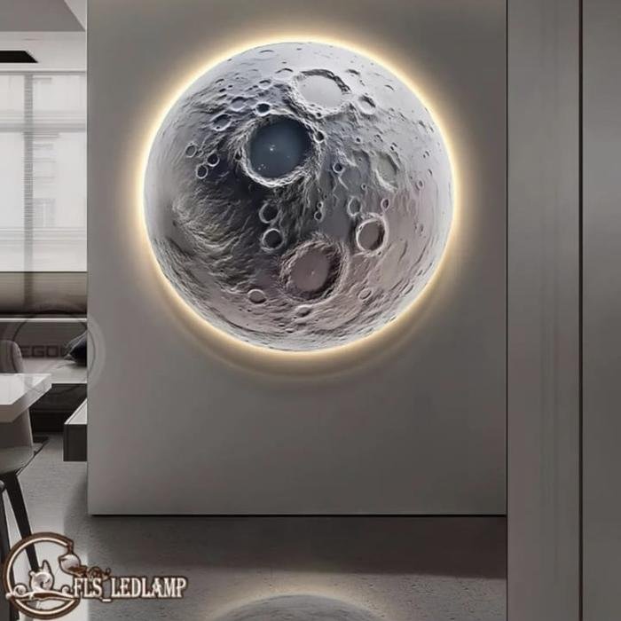 Wall Deco Astro Moon LED set