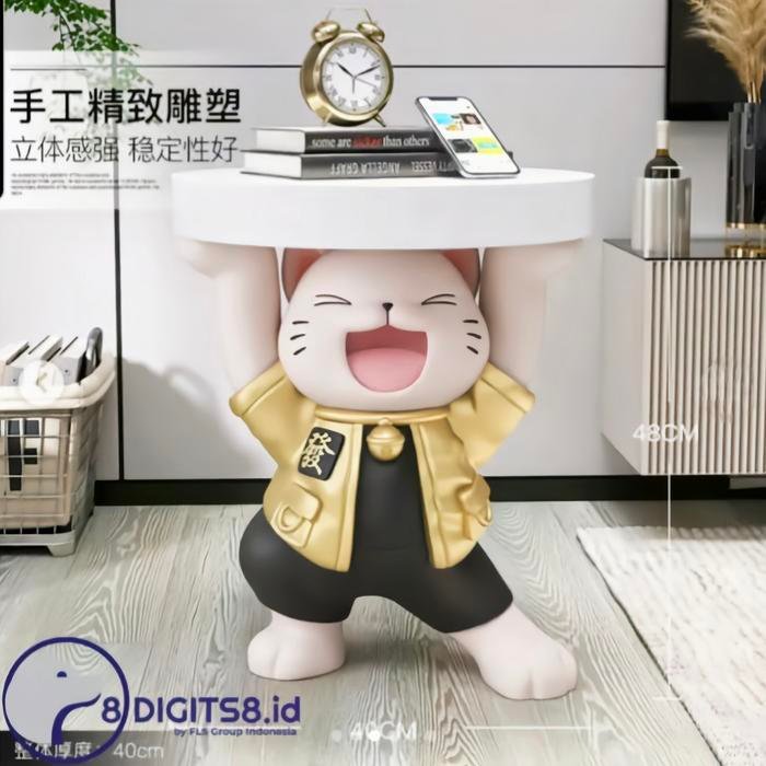 8digits8 Lucky Gold Tiger Tray 40x48CM Figurine