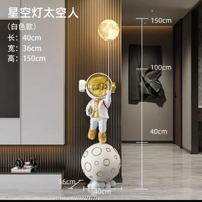 8digits.id Mooney Astronauts LED uk.36x40x150cm