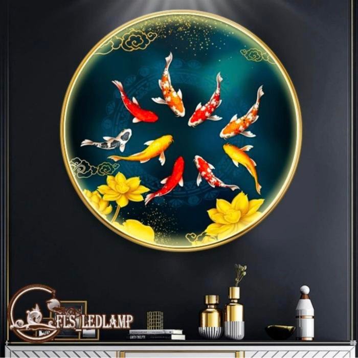Painting LED 9 Yu Ju Cai Koi 50cm