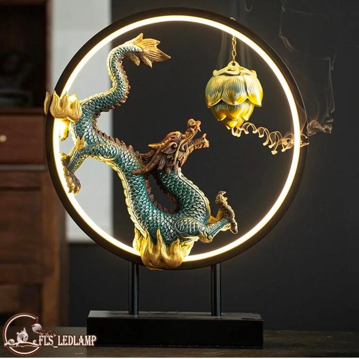 LED Feature Green Dragon set
