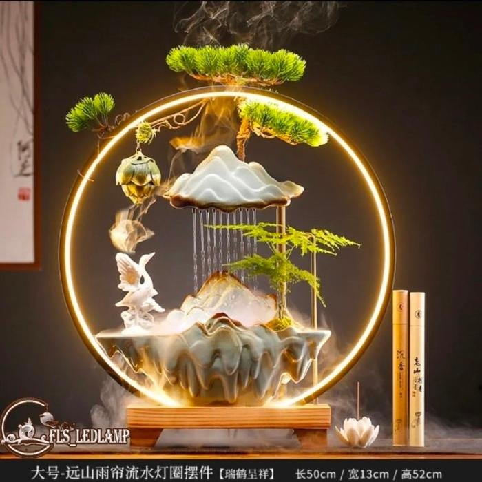 Fountain LED High Crane Scenery