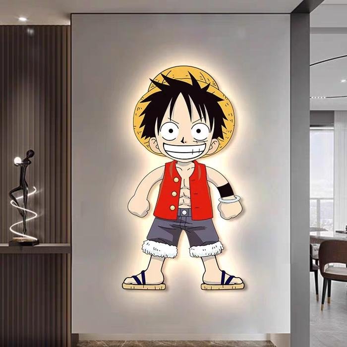 Wall Deco Straw Hat Luffy LED